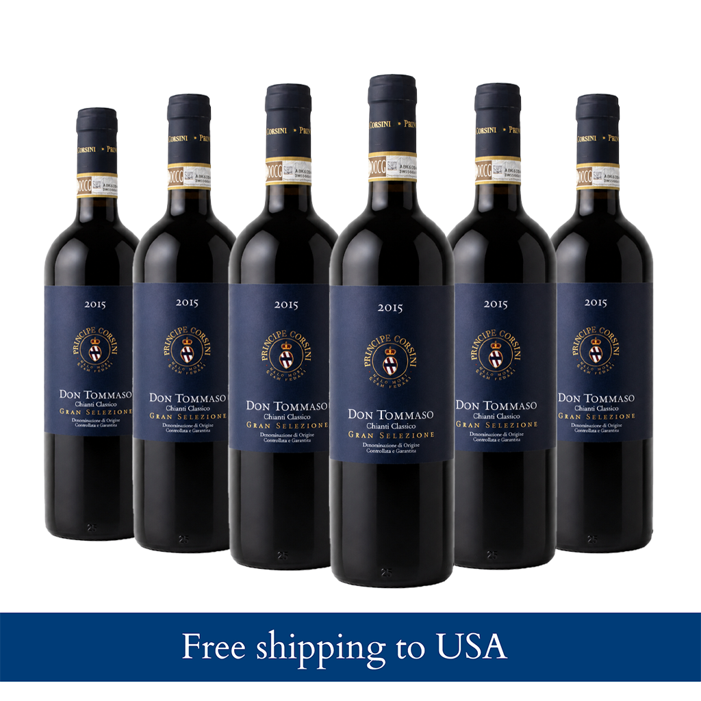 Box 6 bottiglie Don Tommaso 2015 Chianti Classico Gran Selezione